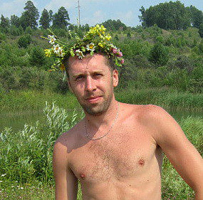 на природе
