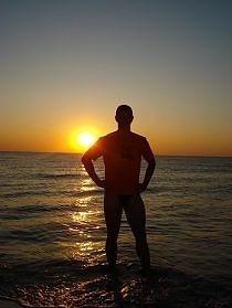 я на море