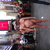 Nude in Public. Times Square, New York