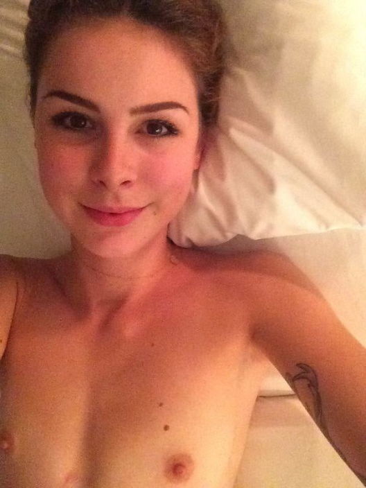 selfie in bed