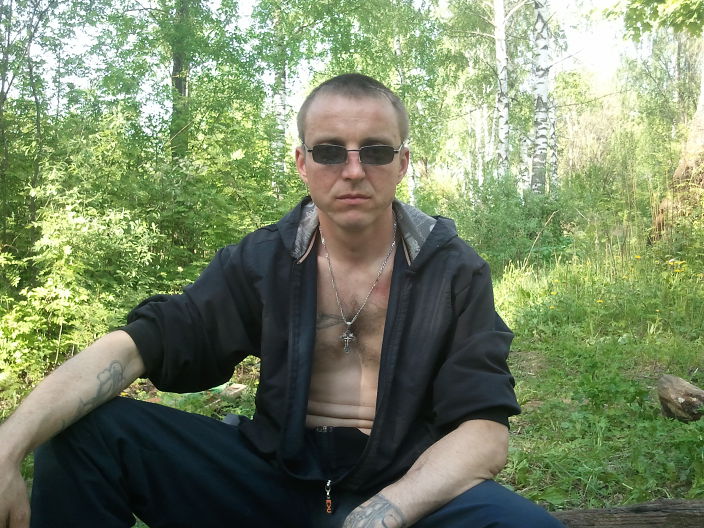 на природе