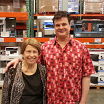 My mom and me at Costco in our last photo together