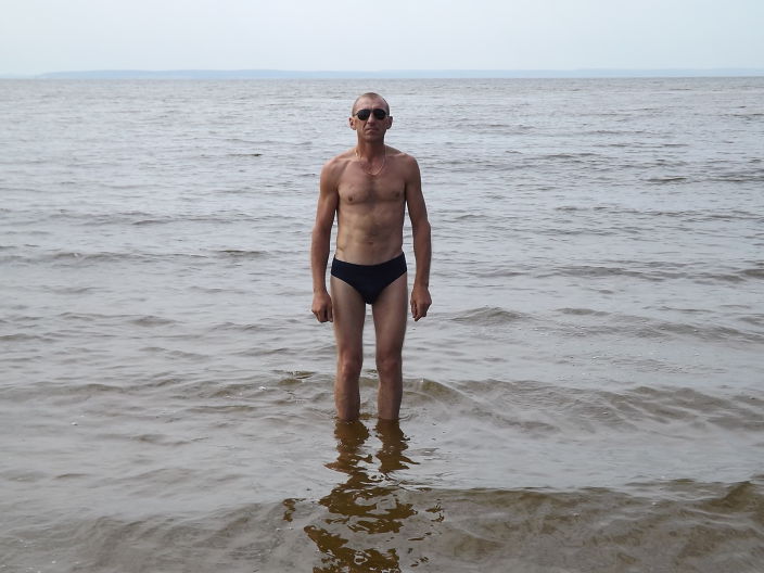 я в море