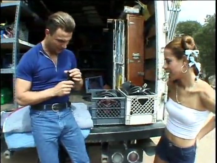 Slutty Brunette Teen Martin Swallows An Erect Rod