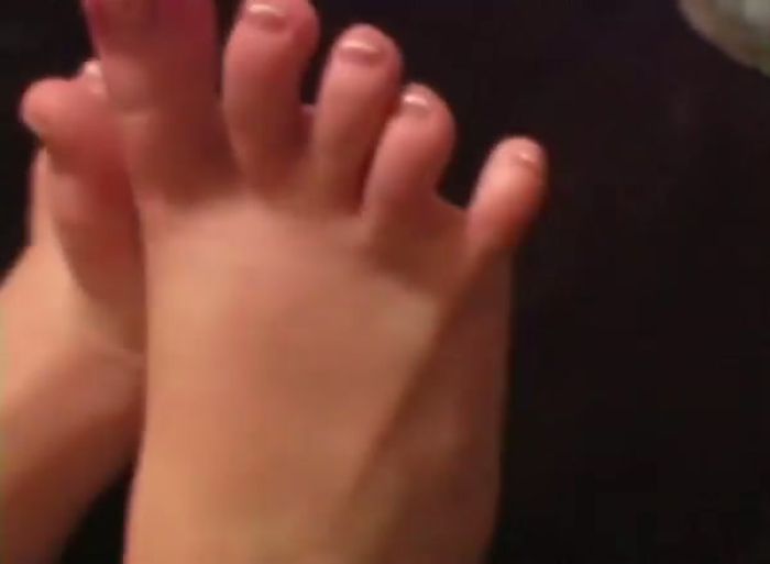 Ex Gf Andi Had Some Sexy Feet Which She Uses To Tease